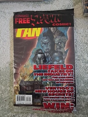 Overstreet's Fan Magazine #16 Oct 1996 Rob Liefeld W/Spawn #1 Fan Edition Polybg - Image 1 of 4