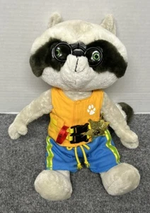 Great Wolf Lodge Oliver Raccoon 15" Plush Life Vest Glasses Stuffed Animal - Picture 1 of 3