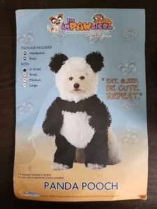 Traje de Disfraz de Perro Panda - Ropa para Perros Pequeños por ImPAWSters Talla XS - Imagen 1 de 2