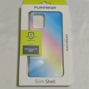 Funda para teléfono Moto G Power 5G (2023) Pure Gear Slim Shell Designer Series - Arco iris  - Imagen 1 de 10
