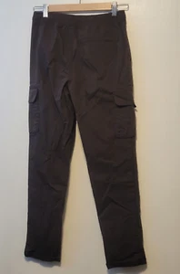 Old Navy Tech Taper Cargo Pants Boy's Size XL 14-16 Brown W/ Drawstring Closure - Picture 1 of 4