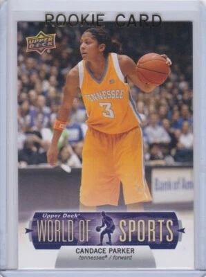 CARTÃO DE NOVATO CANDACE PARKER Deck Superior WNBA RC Basquete CHICAGO SKY SPARKS - Imagem 1 de 2