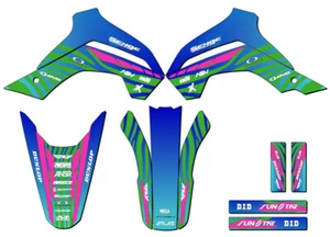 Kit de gráficos KLX 140 G TIGRE 2019-2020 Green Senge compatible con Kawasaki - Imagen 1 de 10