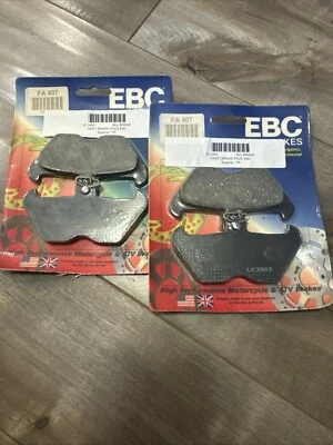 Juego de pastillas de freno EBC FA407 - Pastillas orgánicas para moto - 2 pares Foto 1 de 3