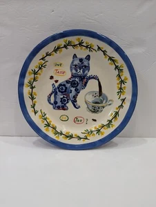 Nathalie Lete by ANTHROPOLOGIE Dinner Plate 10" Cat PLATE - Picture 1 of 3