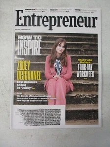 ENTREPRENEUR MAGAZINE JUNE 2022 ZOEY DESCHANEL QUIRKY BUSINESS 4 DAY WORKWEEK - Picture 1 of 2