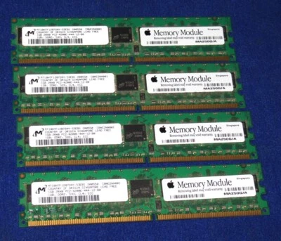 Apple Module Memory MA250G/A 4x1GB 4GB 2Rx8 PC2-4200E-444-12-B0  - Image 1 of 2