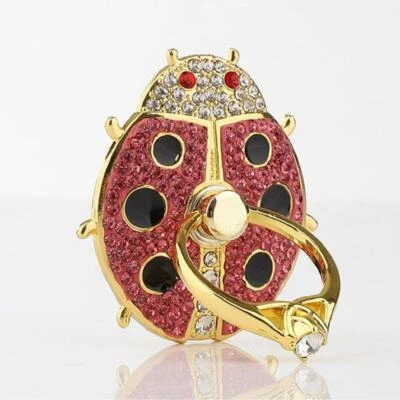 Soporte para teléfono celular con anillo para dedo agarre giratorio 360° soporte para selfies Foto 1 de 4