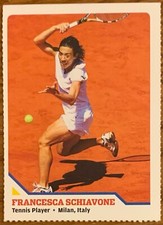 FRANCESCA SHIAVONE, RARE 2011 SPORTS ILLUSTRATED FOR KIDS CARD, TENNIS STAR !