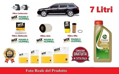 Kit Filtri Tagliando + Olio per AUDI A4 Allroad B8 3.0 TDI quattro 176 KW 240 CV - Imagen 1 de 4