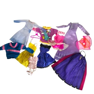 Barbie Clothes Lot Disney Dresses Evening Wear Ken Shirt Corset with Garters - Picture 1 of 24