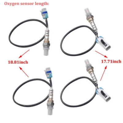 4pcs Oxygen Sensor For 2008-2013 Chevrolet Silverado 1500 V8 4.8L 5.3L 6.0L 6.2L - Image 1 of 4