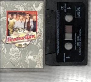 STATUS QUO - The Best of 1972-1986 - Cassette Tape Album *Playtested* - Picture 1 of 2