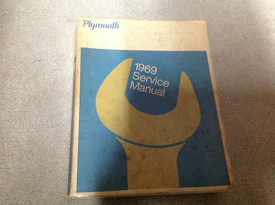 1969 Plymouth Barracuda Road Runner Satellite Belvedere GTX Service Shop Manual  - Image 1 of 4