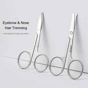Gesicht Nase Augenbrauen Wimpern Haare Bart Schnurrbart Entfernung Schere Trimmer Pflege - Bild 1 von 10