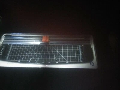 LETION A4 Paper Cutter，Paper Trimmer Guillotine with Automatic Security Safeguar - Image 1 of 2