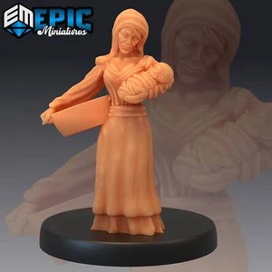 Villager Mother | NPC | DnD Miniatures | Fantasy |Tabletop Gaming| Tabletop - Picture 1 of 1