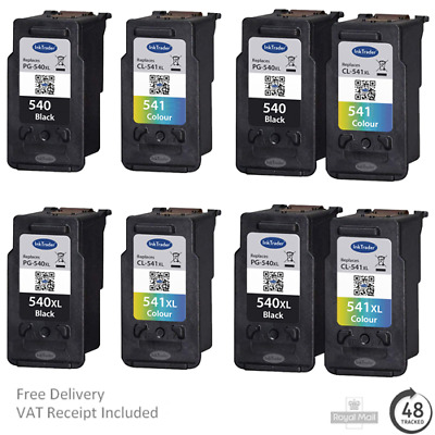 Remanufactured Canon PG540/XL CL541/XL Ink Cartridges For Canon MG4250 Printers • 24.95£