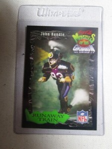 1994 Coca Cola John Randle 19 Runaway Train Minnesota Vikings Football Card