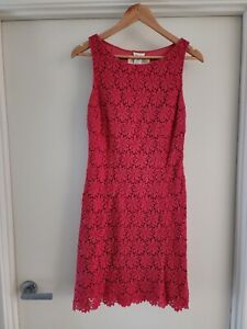 Collette Dinnigan Exclusive 1 In 145 Embroidered Floral Pink Dress Size M...