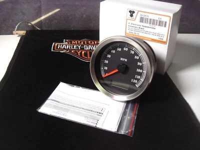 Harley 4" Speedometer 04-13 Programmable Electronic 2210-0458 V-Twin 39-0876 Y2 - Image 1 of 4