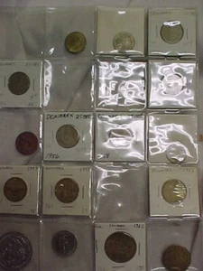 #8, "DENMARK" 20 COIN LOT " 1950-1952" - Picture 1 of 2