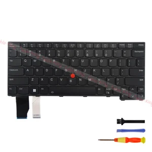 US Backlit Keyboard for Lenovo Thinkpad X13 Gen2 20WK 20WL 20XH 20XJ 5N21A21734 - Afbeelding 1 van 7