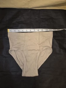 Boys Hanes Size LARGE (14-16) Tan Tagless Brief Comfortsoft Fits Men's XS Beige - Picture 1 of 3