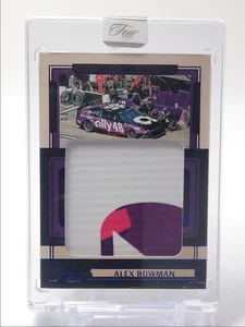 ALEX BOWMAN 2025 TURN FOUR NASCAR PIT WALL JUMBO PATCH BLUE /49 Q4260 - Picture 1 of 2