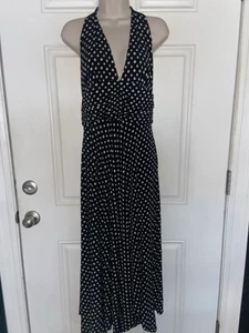 Signatures by Robbie Bee Damen schwarz gepunktet Neckholder Midikleid Gr. 10 - Bild 1 von 8