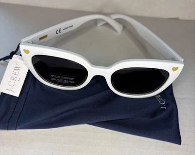 Gafas de sol J Crew blancas súper lindas, nuevas con etiquetas Foto 1 de 4