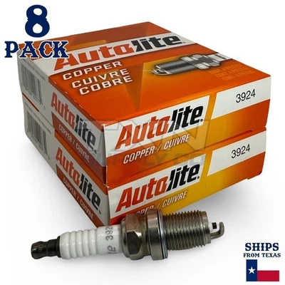 Autolite 3924 Copper Core Spark Plugs - 8 Pack - Image 1 of 2