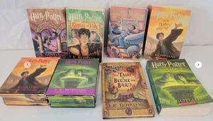 HARRY POTTER BOOKS ON CD LOT WITH PAPERBACK BOOKS TOO - Picture 1 of 13