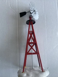 Department 56 Windmühle - Schneedorf - Metall Keramik 11" hoch toller Zustand! - Bild 1 von 7