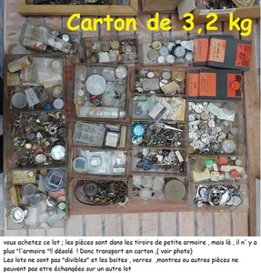 Lot du carton de - 3,2 kg - 11 photos - Picture 1 of 23