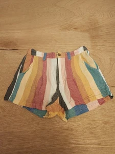 Billabong x Sincerely Jules Short Women Medium Striped Hard To Tell Coastal  - Picture 1 of 11