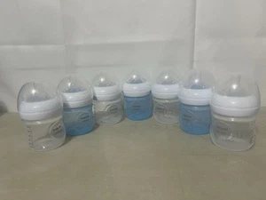 Biberones Philips Avent 4 OZ azul niños etapa 1 y 2 pezones - Imagen 1 de 9
