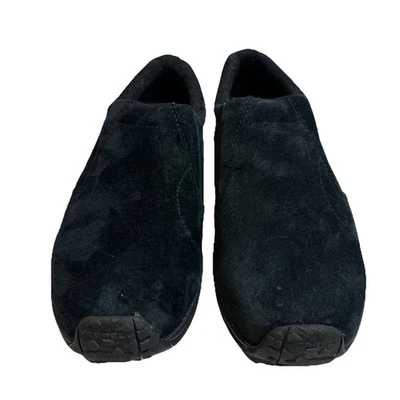 Zapatos cómodos Merrell Jungle Moc de gamuza negros sin cordones para mujer talla 9 J60826 Foto 1 de 4