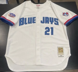 Rare Authentic Mitchell & Ness ‘97 Roger Clemens #21 Toronto Blue Jays Jersey 60 - Picture 1 of 9