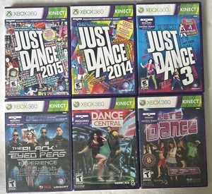 Lote de juegos Xbox 360 Kinect Dance usados ver fotos para títulos de juegos - Imagen 1 de 9