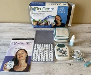 TruDenta Alpha-Stim SCS Stress Control System With Ear Pad & Conducting Solution - Picture 1 of 6