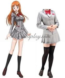 Orihime Inoue Karakura High School Uniform Dress Cosplay Costume E001 - Picture 1 of 5