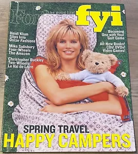 Spring 2003 Forbes Magazine FYI The Good Life Heidi Klum Slips In Oscar Fashions - Imagen 1 de 3