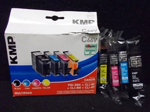 KMP C66V MULTIPACK, confezione da 4, nero-giallo-ciano magenta, IMBALLO ORIGINALE #K-343-03 - Foto 1 di 2
