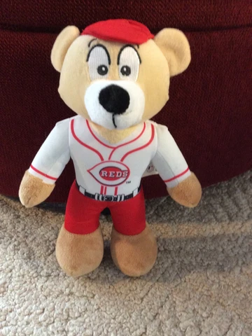 Cincinnati Reds Plush Bear MLB Baseball Stuffed Animal Mascot Good Stuff 12" Cover