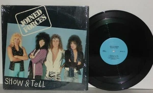JOINED FORCES Show & Tell EP LP VG+ Plays Well 1985 L&B BM001 Hunzz Glam Metal - Picture 1 of 3