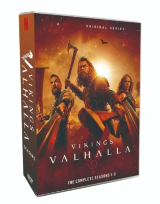 Vikings: Valhalla seasons 1-3 (2024 9-Disc Box Set) US Seller& Fast shipping!