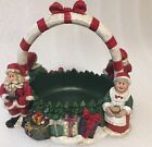  Vintage  Basket -Christmas Theme Made With Resin (1D)