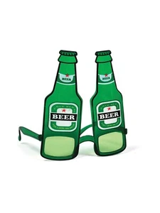 Bierflasche hawaiianische Sonnenbrille Kostüm tropisch Strand Party Zubehör - Bild 1 von 2