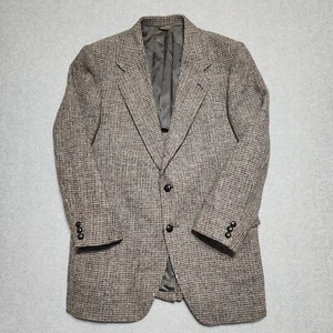 Harris Tweed Blazer 42 Long Multi Scottish Wool Sport Coat Kuppenheimer USA VTG - Picture 1 of 13